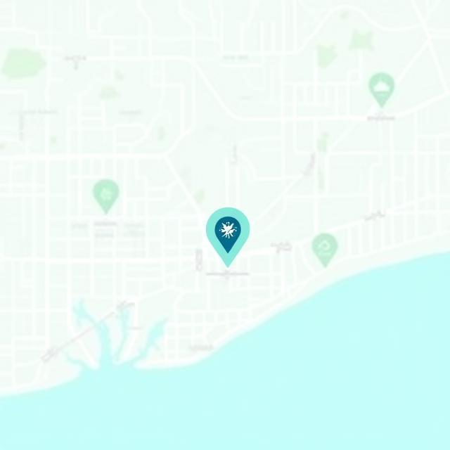 Map showing Toronto, Canada